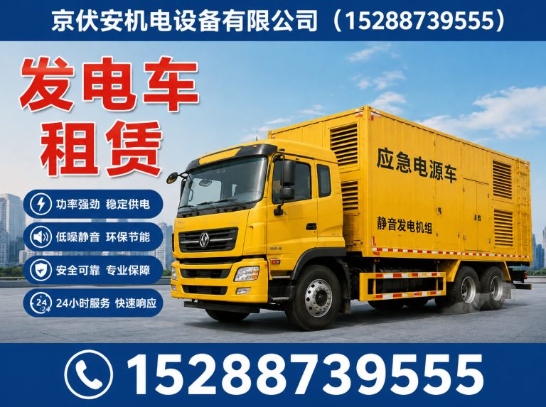 青岛发电机出租展示图